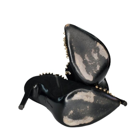Philipp Plein On My Boo Studded Suede Ankle Booties - Picture 5 of 6